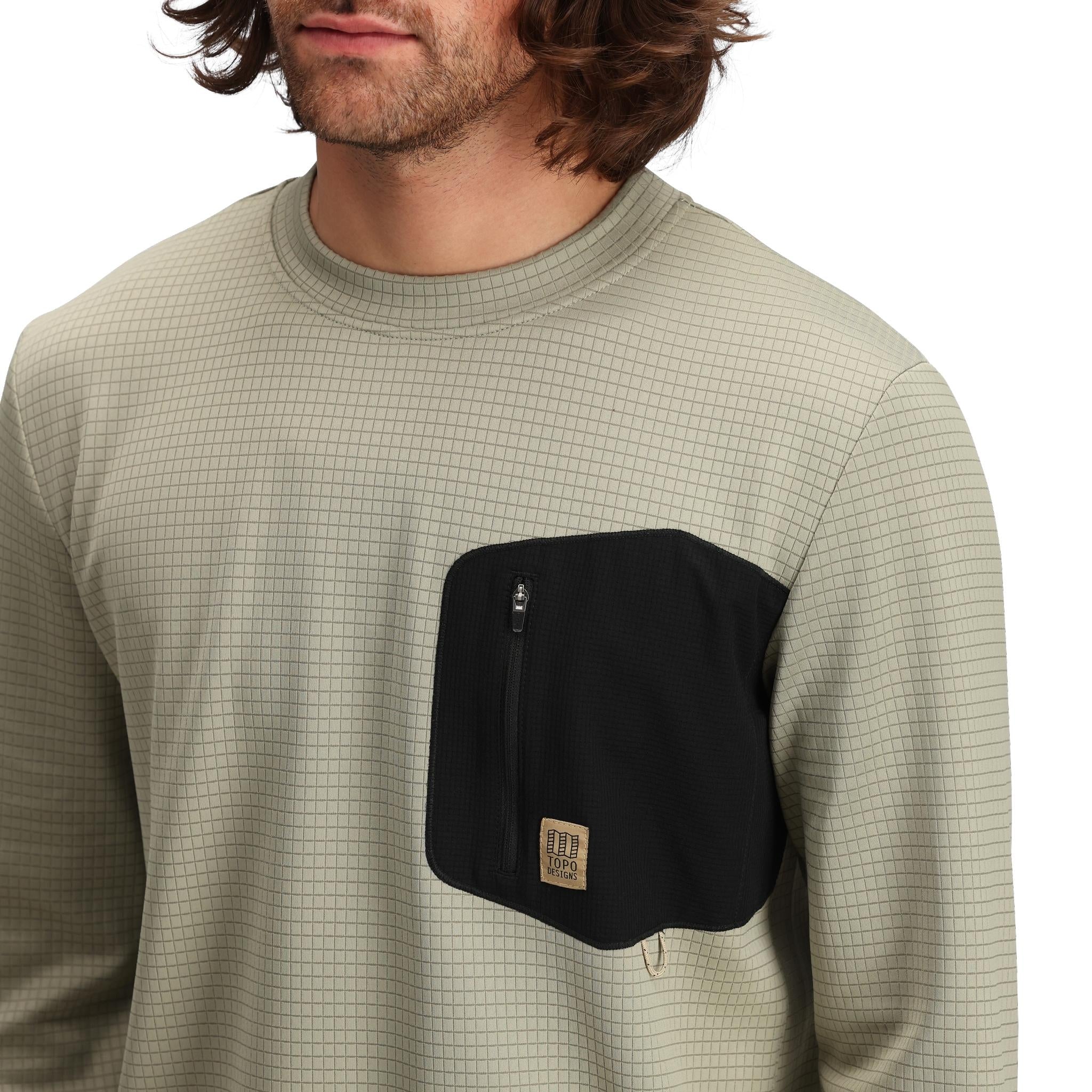 Global Midlayer Crew for Men - Lightweight & Breathable Base Layer for Hiking, Camping & Outdoor Activities