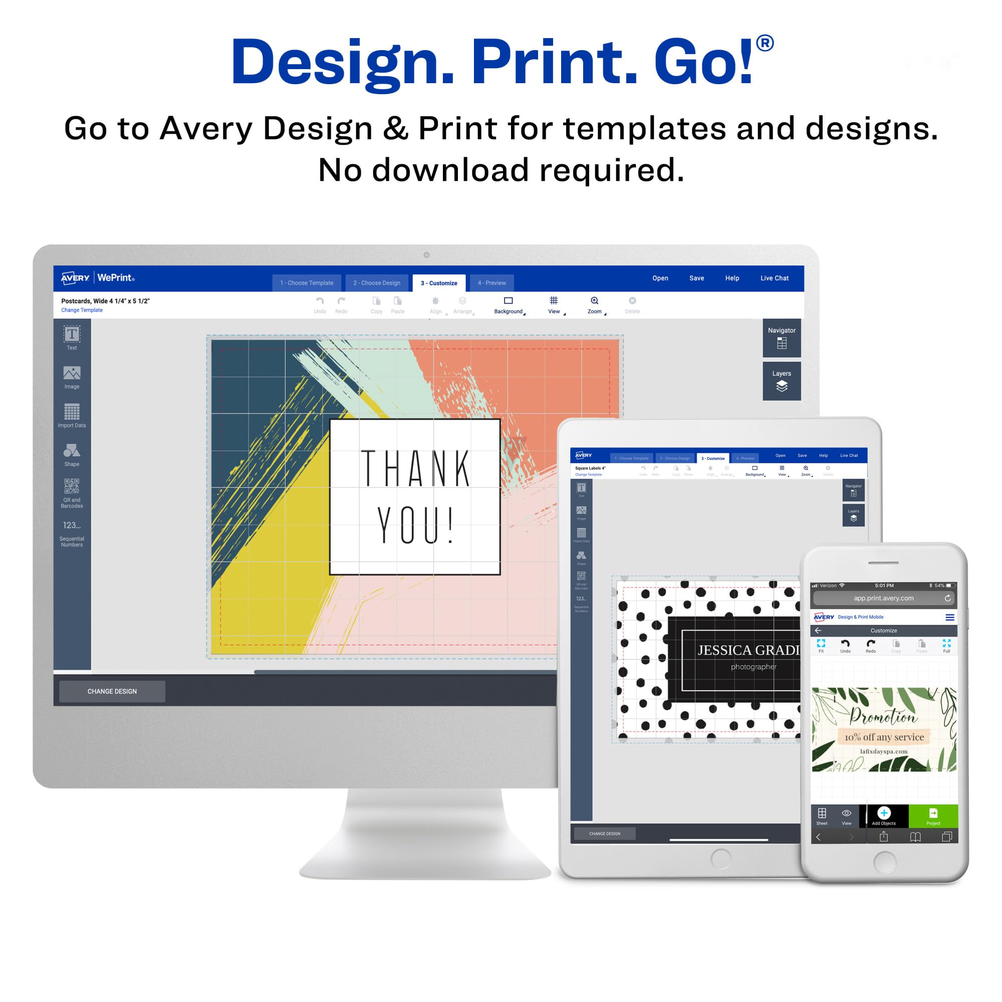 Avery Printable Postcards 4