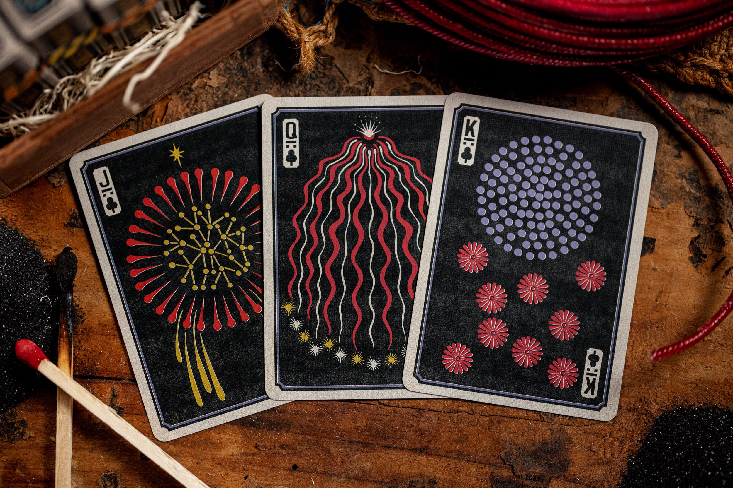 Kings Wild Project Flower of Fire Playing Cards - Premium Deck for Magic Tricks, Poker & Collectors | Perfect for Cardistry, Game Nights & Gifts