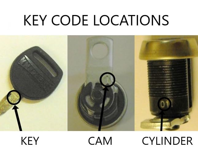 Knapheide 26109975 Replacement Lock & Key Kit for T-Latches - Key Code 0008 | Secure Truck Toolbox & Trailer Accessories | Perfect for Commercial Vehicles, Work Trucks & Storage Boxes