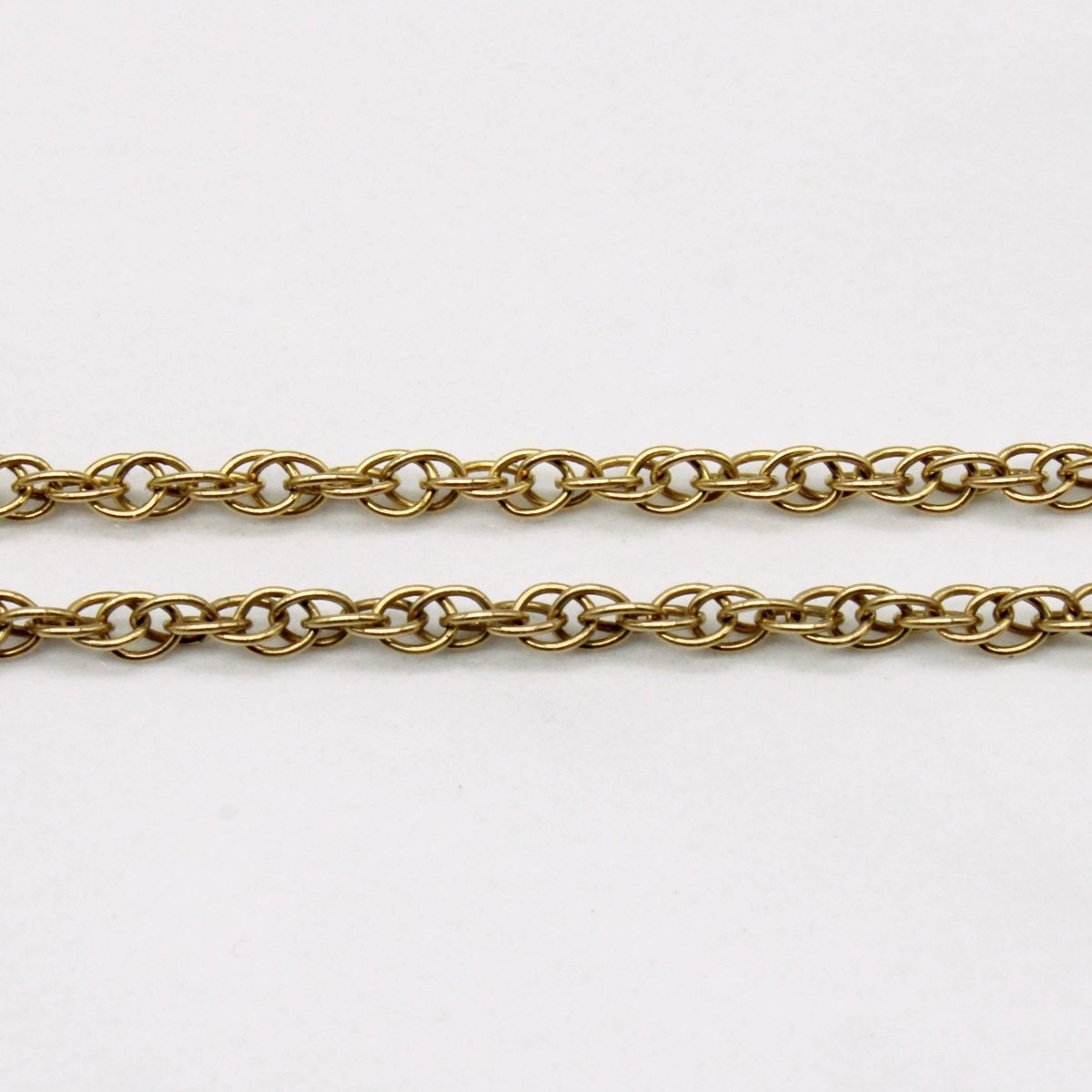 10K Yellow Gold Chain Necklace for Women - 20 Inch Solid Gold Rope Chain - Perfect for Layering, Gifts & Everyday Wear