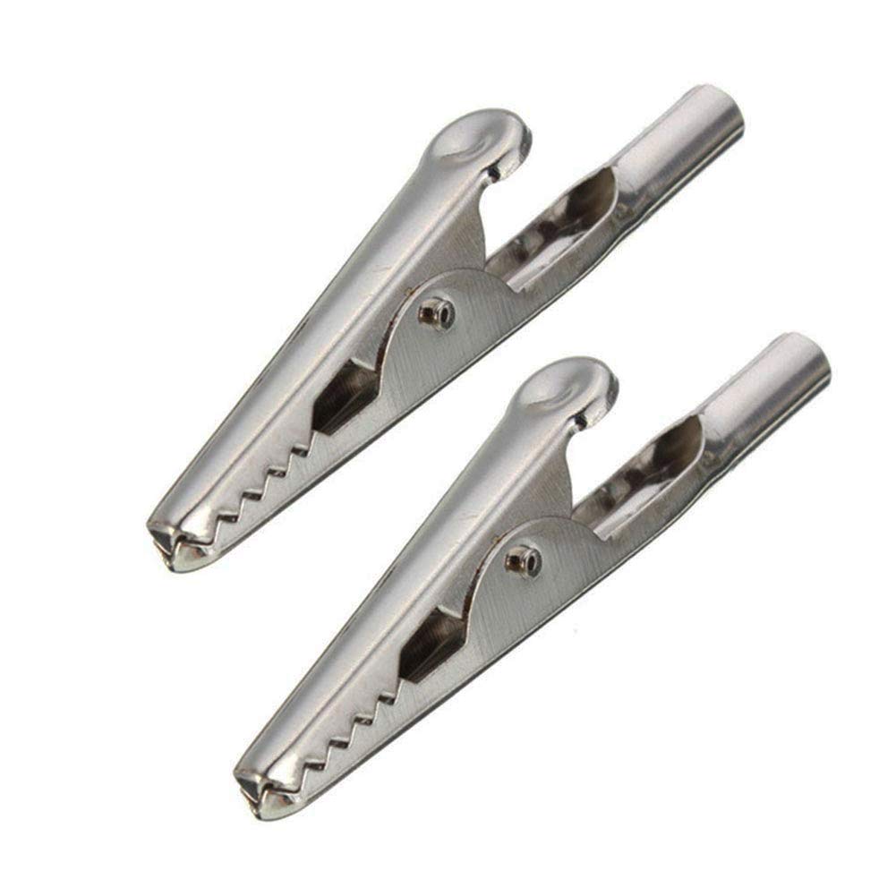 25Pcs Silver Alligator Clips 2