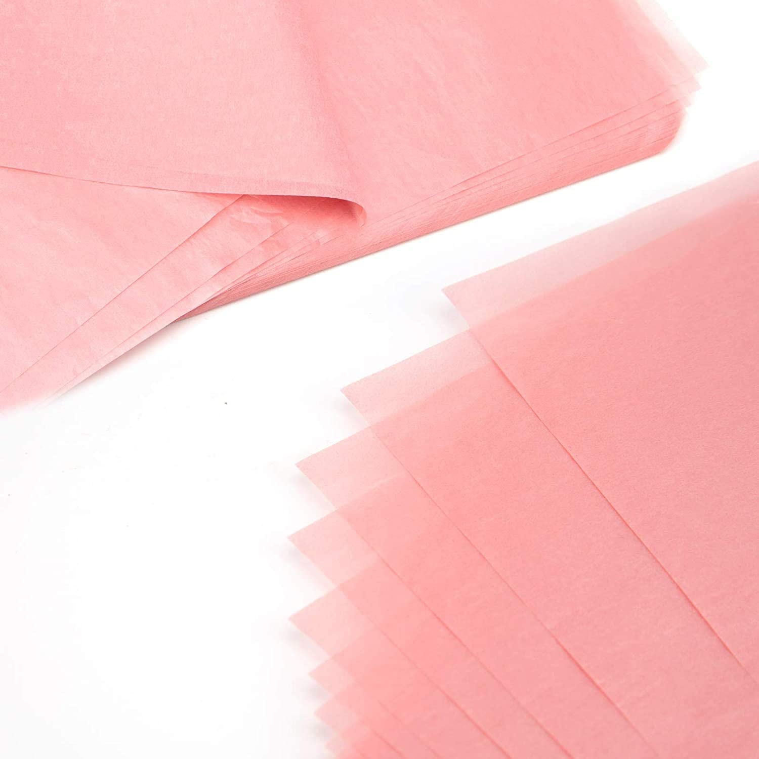 Premium Blush Pink Tissue Paper 20x20 Inches (30 Sheets) - Gift Wrapping, DIY Crafts, Flower Arrangements, Party Decor for Easter, Mother's Day, Birthdays & Special Occasions