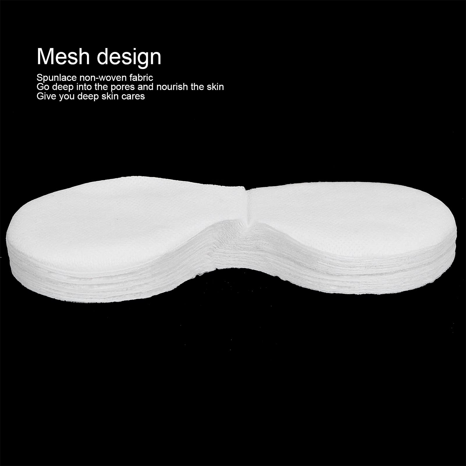 600Pcs Disposable Cotton Eye Mask Sheets for Moisturizing - Beauty Salon & Spa Essentials - Perfect for Facial Treatments, Relaxation & Skincare Routine