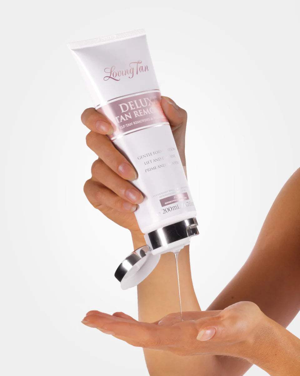 Loving Tan Deluxe Tan Remover 200ml - Self Tanner Eraser for Streak-Free Removal | Perfect for Pre-Tan Prep & Post-Tan Correction