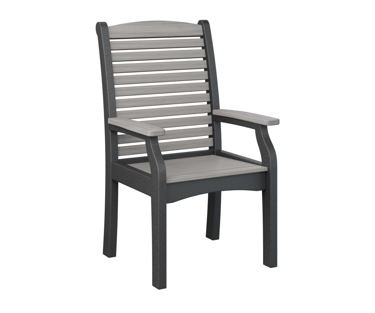 Berlin Gardens Classic Terrace Dining Chair - Weather-Resistant Outdoor Patio Furniture for Garden, Deck, and Poolside Use