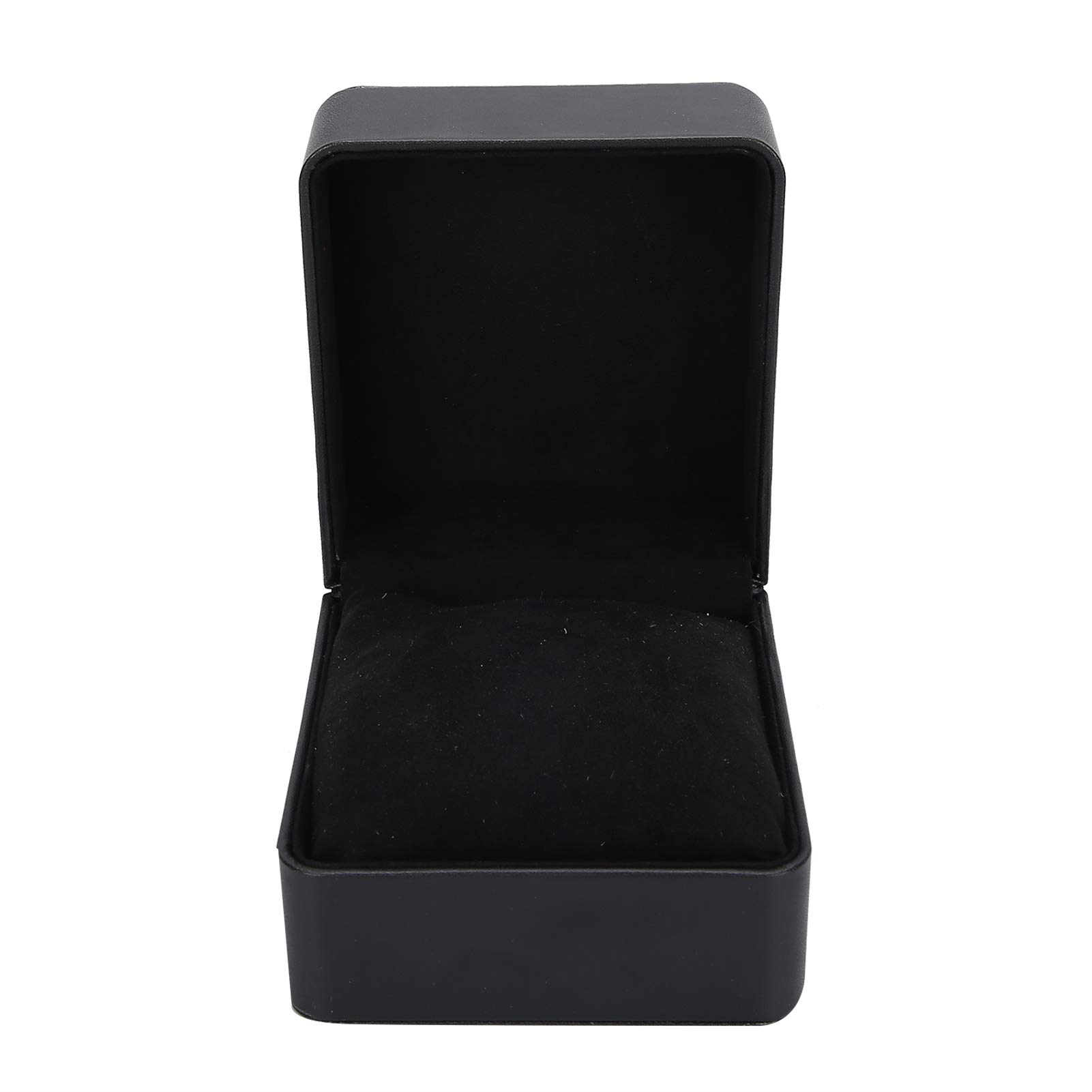 Premium PU Leather Watch Box - Elegant Storage for Watches, Bracelets & Necklaces | Perfect for Travel, Gifts & Jewelry Organization (Black)