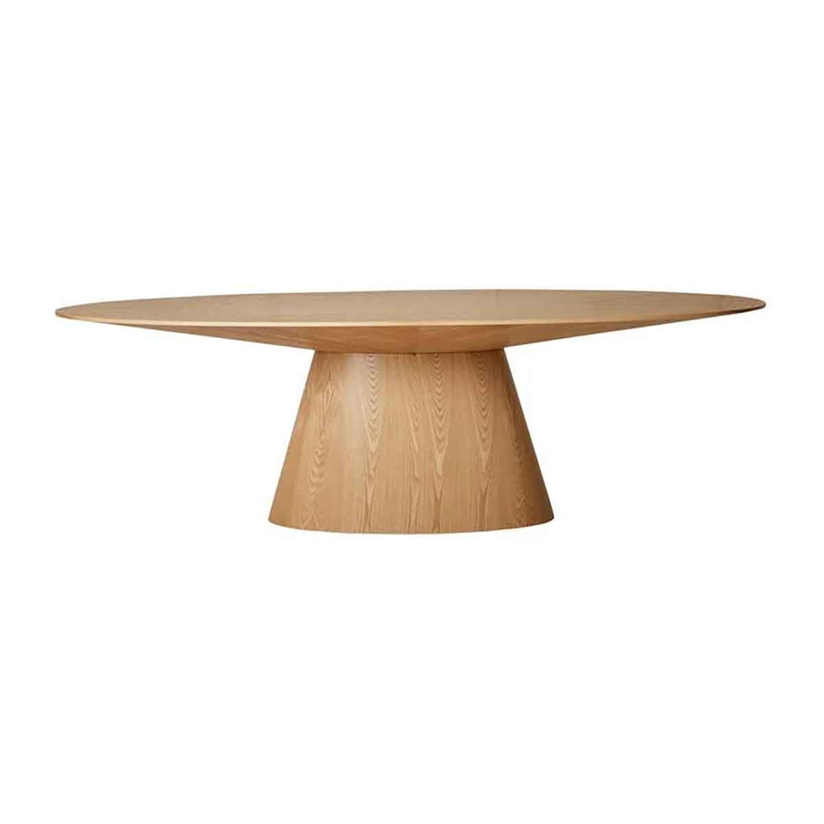 Elegant Oval Dining Table for Home & Restaurant - Classic Wooden Design for Family Gatherings & Fine Dining