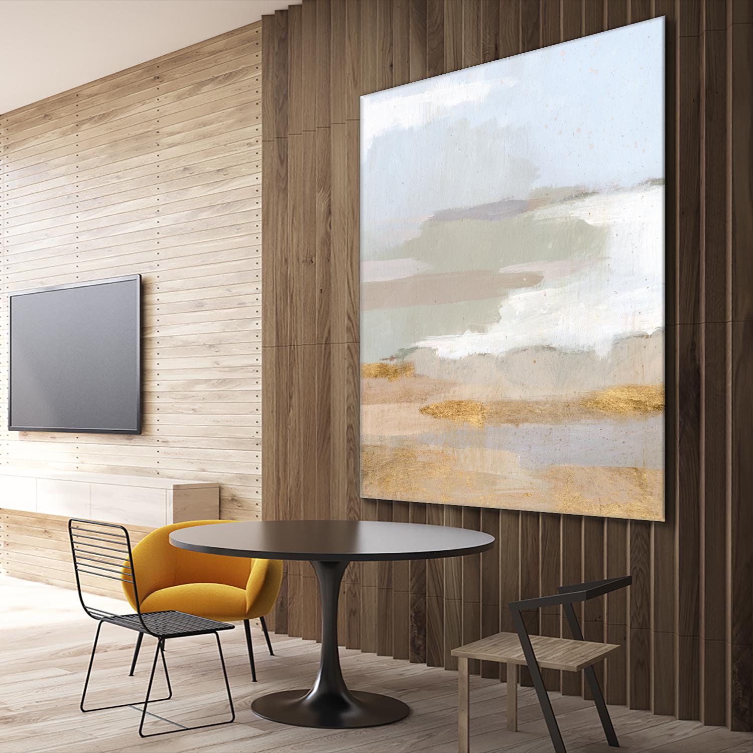 Abstract Coastland II Wall Art - Modern Canvas Painting for Home & Office Decor | Perfect for Living Room, Bedroom, or Workspace