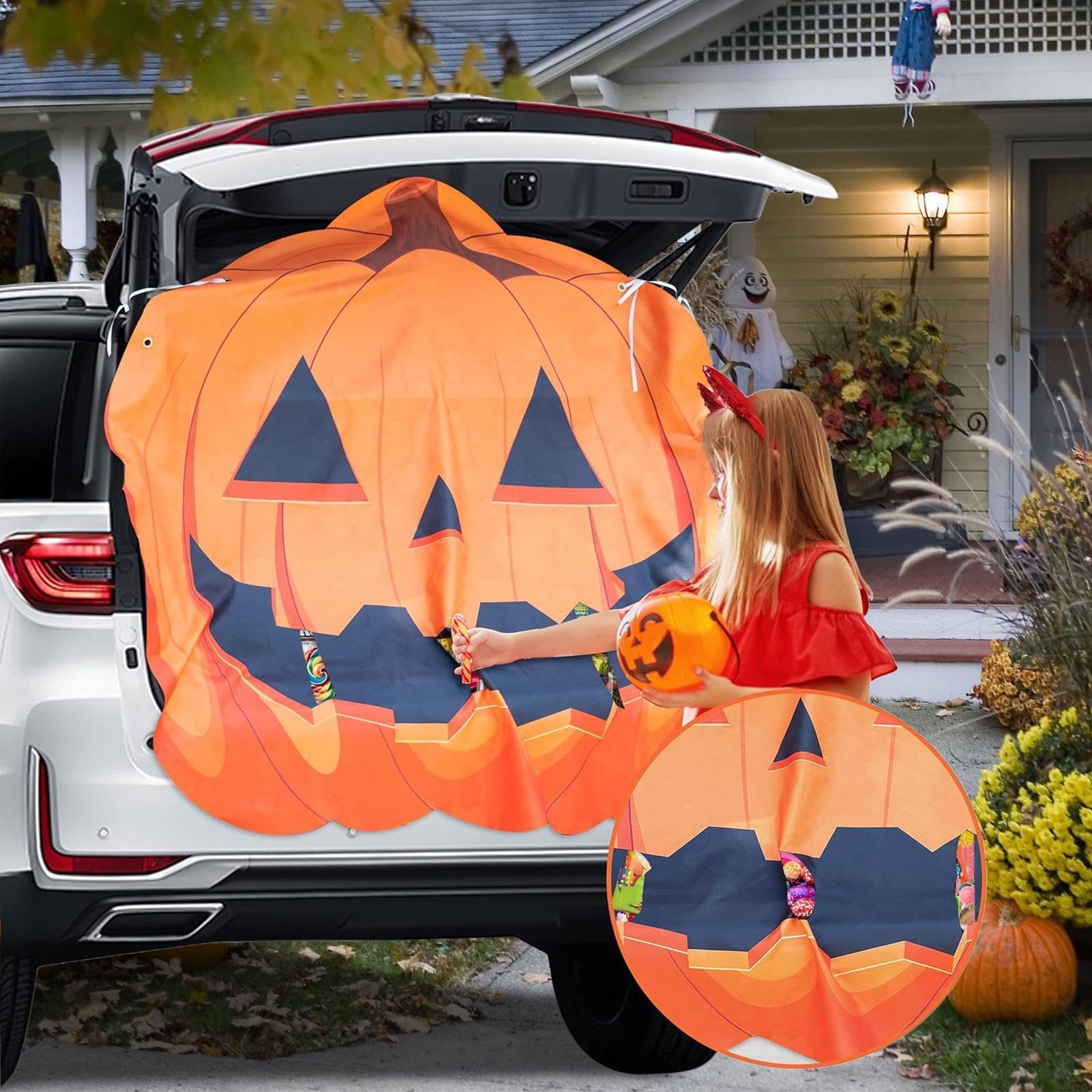 Festive Car Garage Decor Kit - Weatherproof Trunk Decoration Banner for Holiday Carport Entry | Perfect for Christmas, Halloween & Birthday Party Decorations