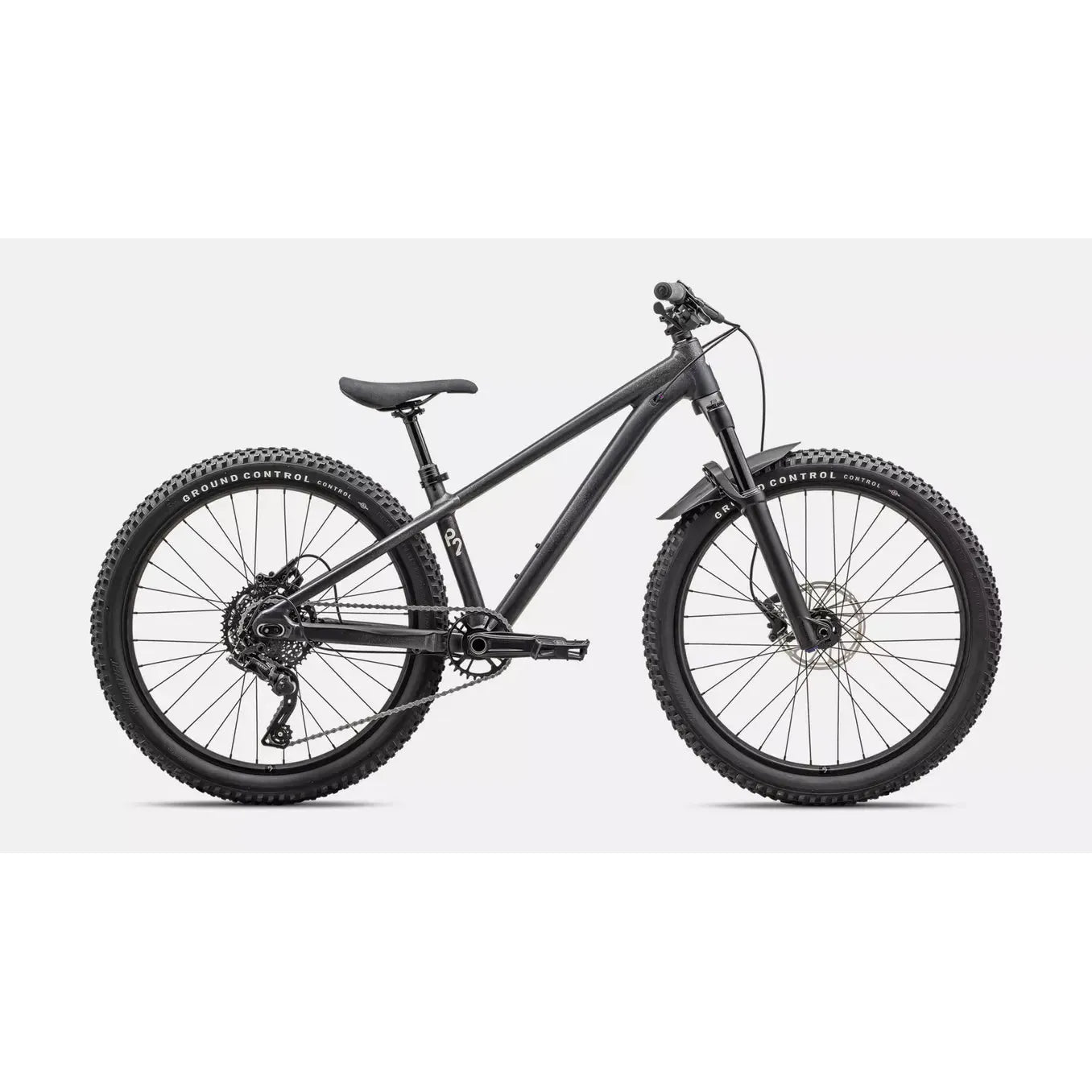 Specialized P.2 Trail Kids' Mountain Bike - Gloss Obsidian Diffused Color | Durable & Lightweight for Off-Road Adventures | Perfect for Trail Riding, Park Exploration & Outdoor Family Fun
