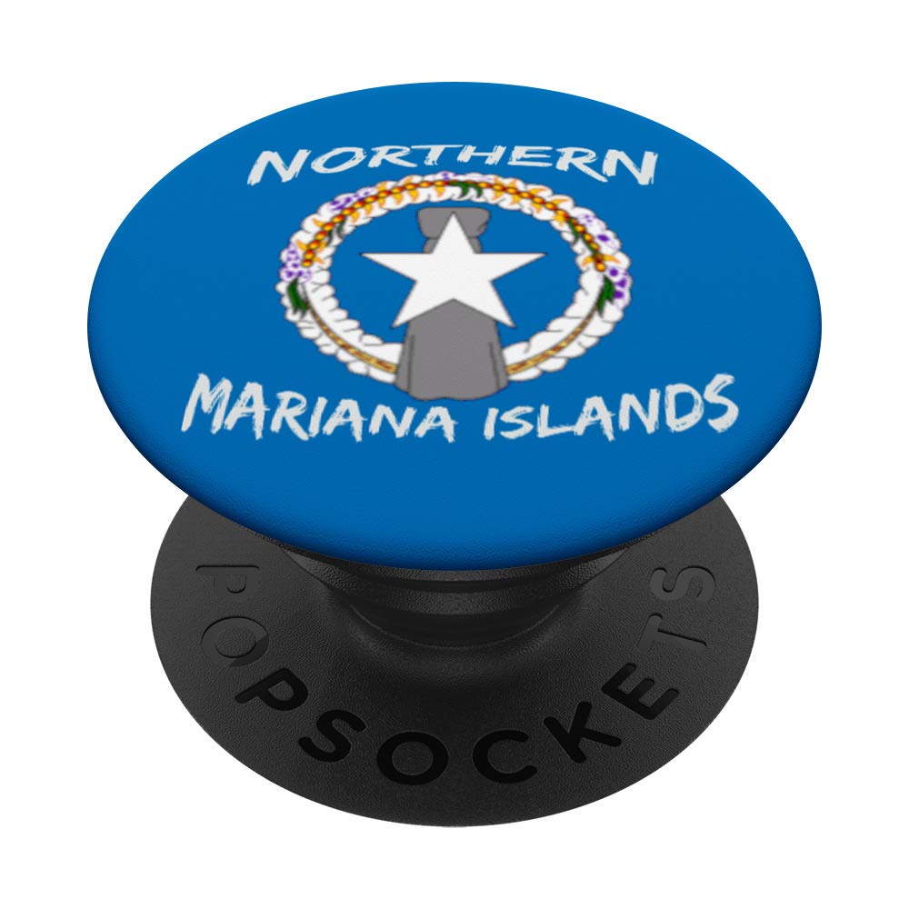 Northern Mariana Islands Flag Phone Grip - Anti-Slip Cell Phone Holder with Strong Adhesive for iPhone & Samsung - Perfect for Travel, Beach Days & Showing Island Pride