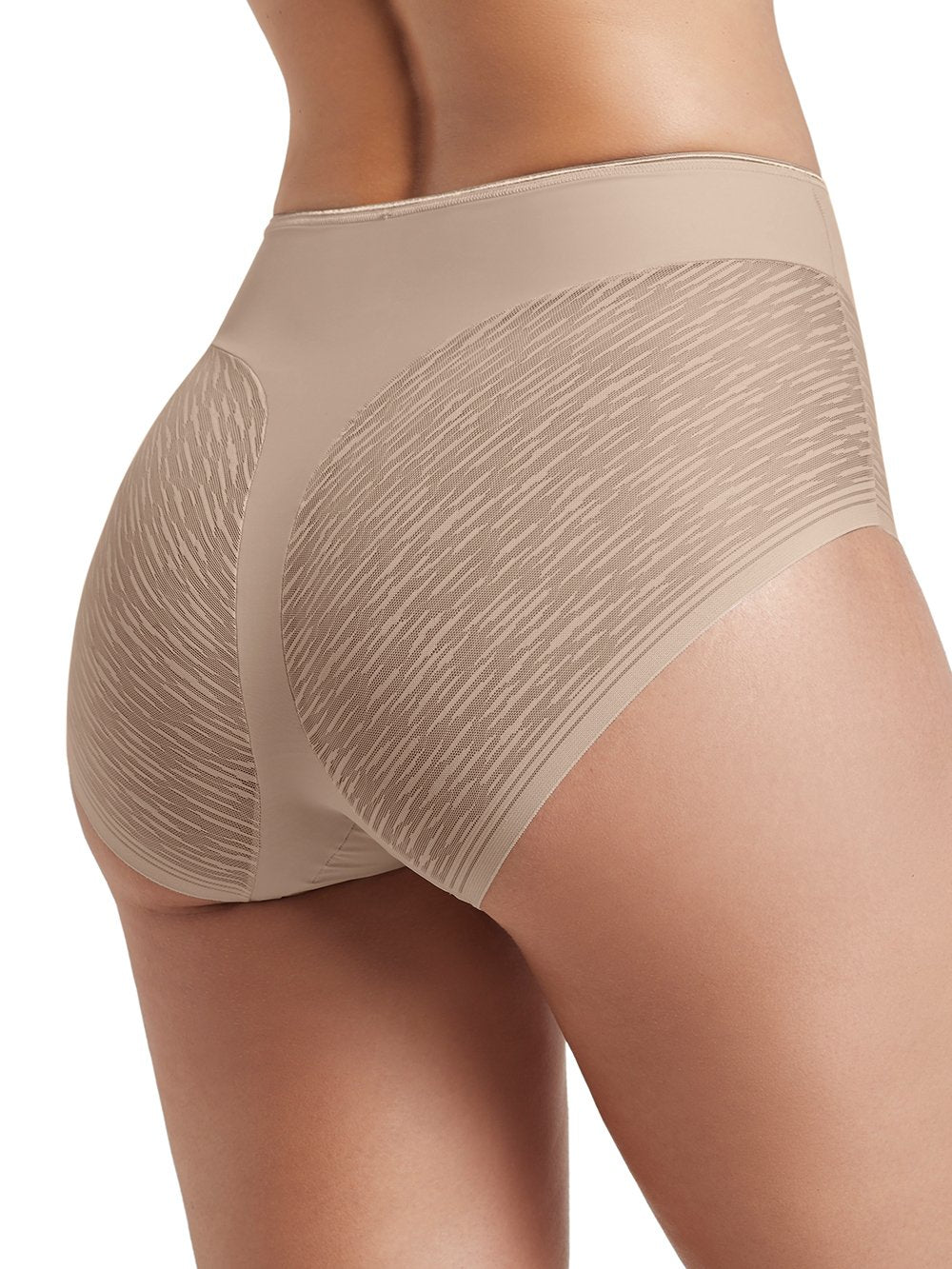 High Waisted Sheer Lace Shaper Panty for Women - Sexy Shapewear Underwear with Comfortable Control - Perfect for Dresses, Weddings & Special Occasions