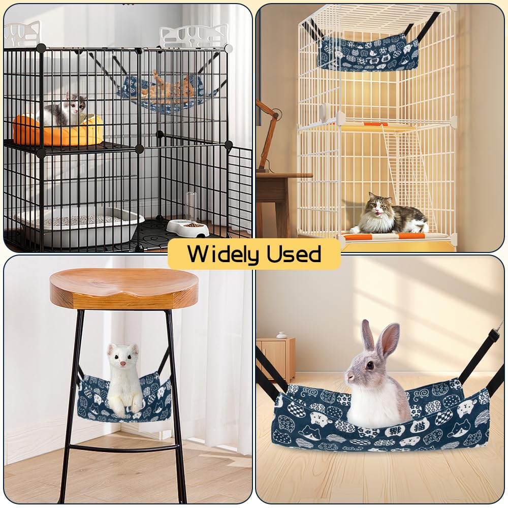 **Premium Cat Hammock & Indoor Pet Bed - Cozy Hanging Cat Cage for Kittens, Ferrets & Small Dogs - Durable Pet Accessories for Relaxing & Sleeping - Perfect for Home, Apartment & Travel Use**