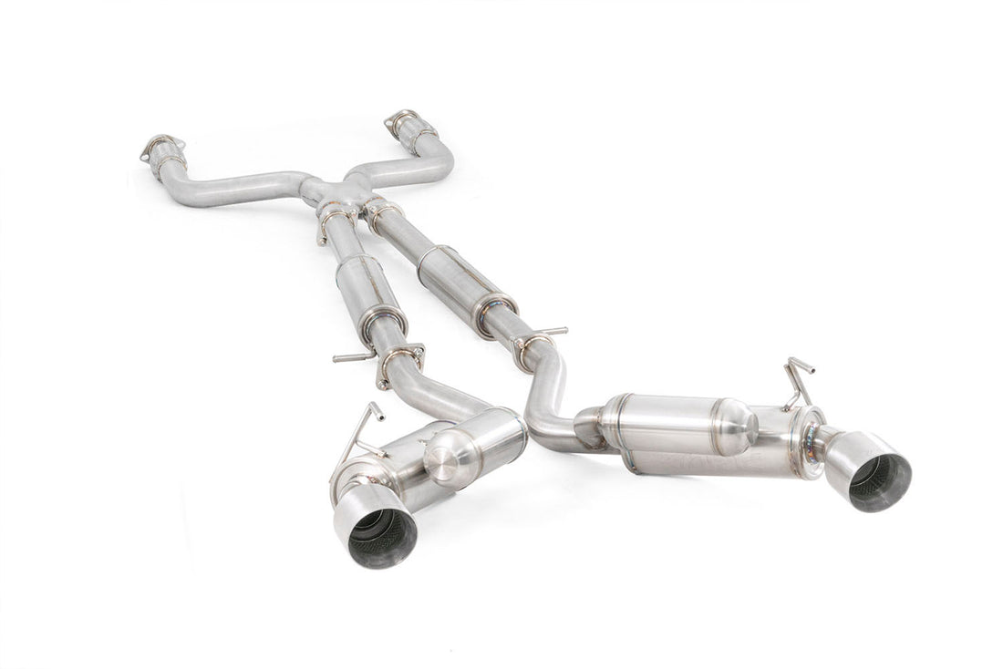 2009-2020 Nissan 370Z Performance Exhaust System with Polished Tips - High Flow Stainless Steel Cat-Back for Enhanced Sound & Power - Perfect for Street Racing & Car Enthusiasts