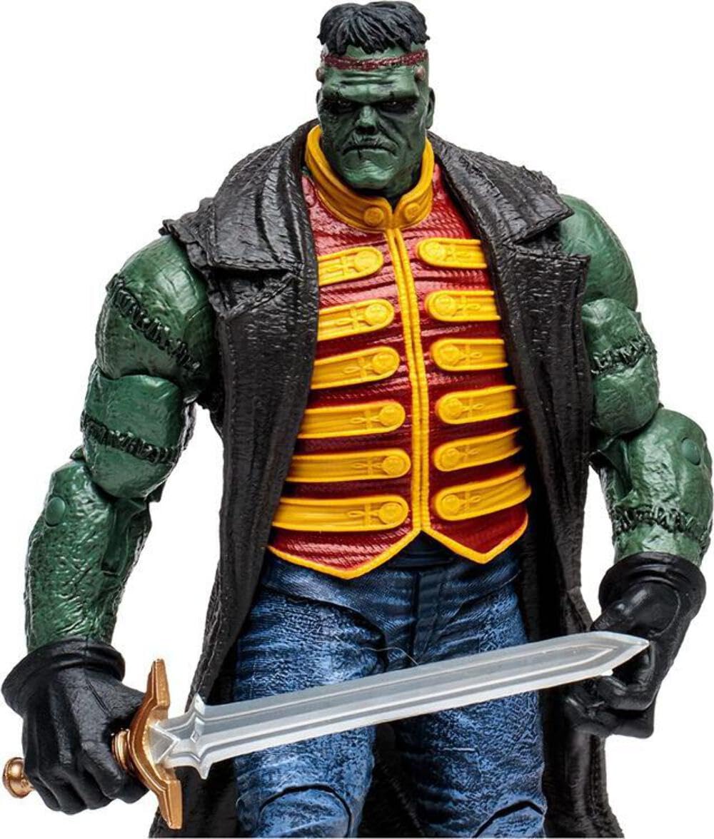 McFarlane Toys DC Comics Collector Megafig WV4 Frankenstein Action Figure - Premium Collectible for DC Fans & Display Shelf Decor