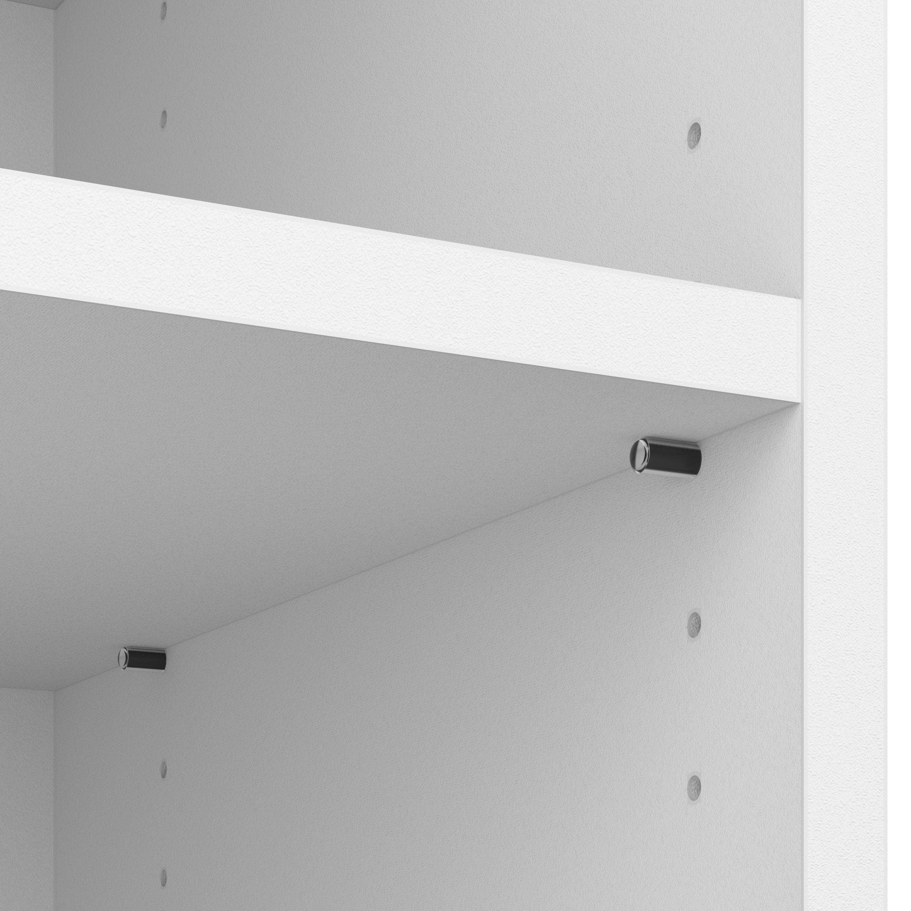 50W Adjustable Closet Organizer with Drawers - Space Saving Storage Solution for Bedroom, Closet & Office (2 Color Options)
