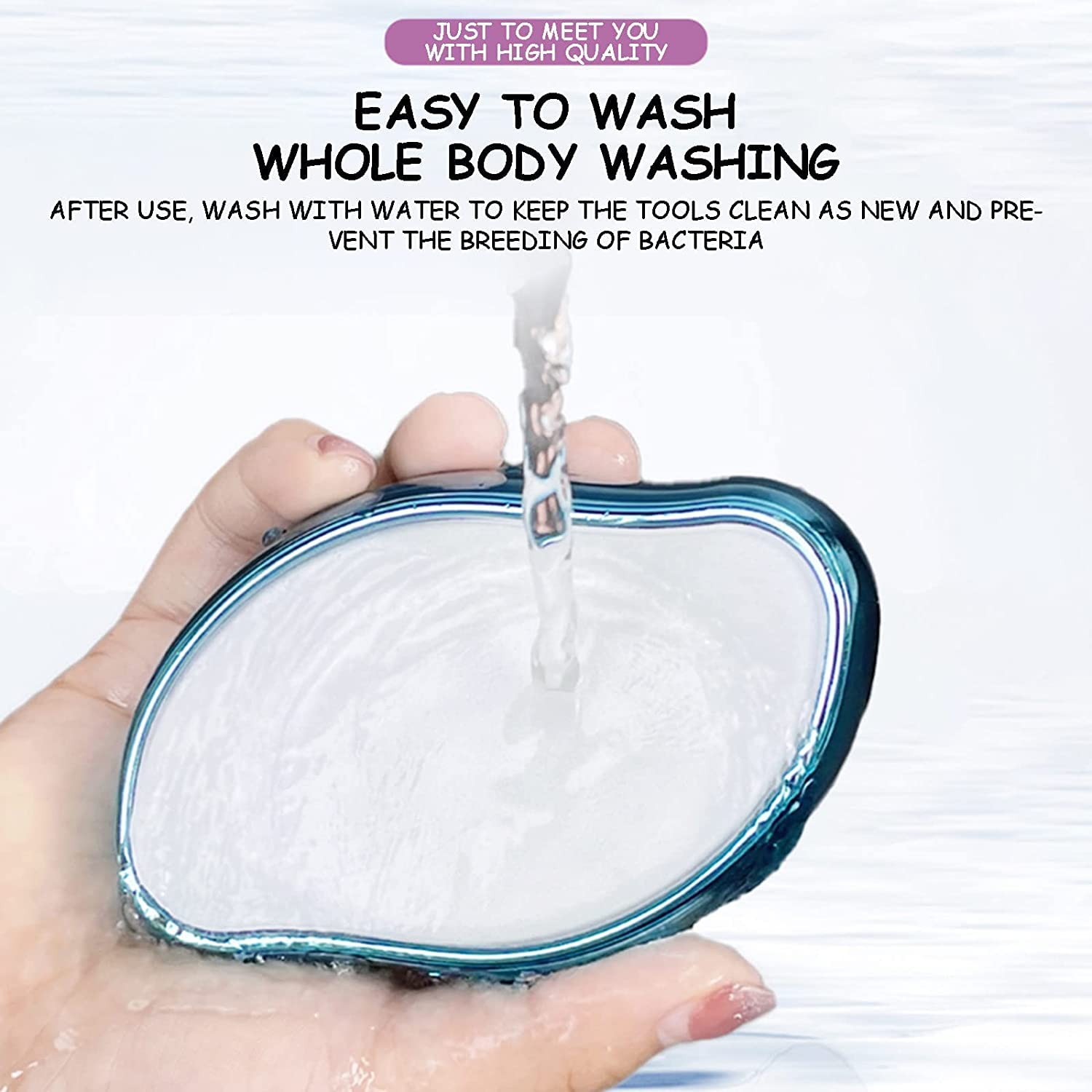 **Crystal Hair Eraser for Women & Men – Painless Exfoliating Hair Removal Tool for Arms, Legs & Back | Smooth Skin at Home or Salon**