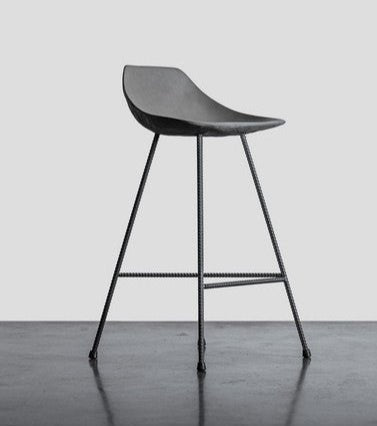 Hauteville 670 Counter Stool by Lyon Beton - Modern Bar Stool with Metal Frame & Comfortable Seat - Perfect for Kitchen Island, Breakfast Bar & Home Decor