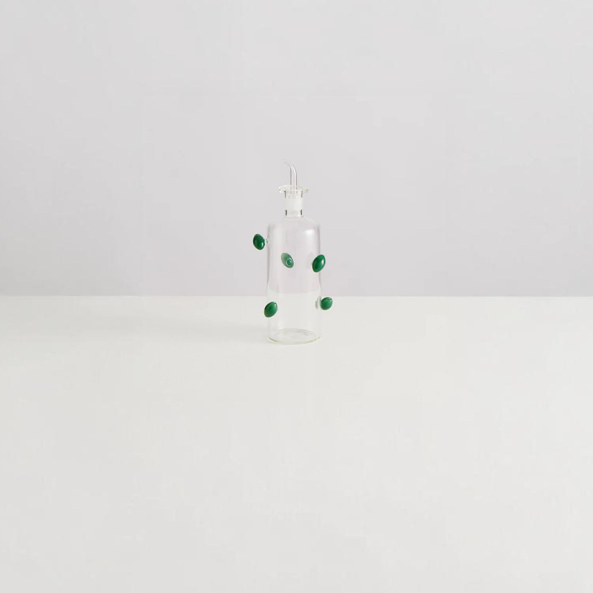 MAISON BALZAC Premium Olive Oil Bottle - 550mL Clear & Opaque Green Glass Bottle for Kitchen, Dining & Gourmet Gifts - Perfect for Olive Oil, Vinegar & Salad Dressing Storage