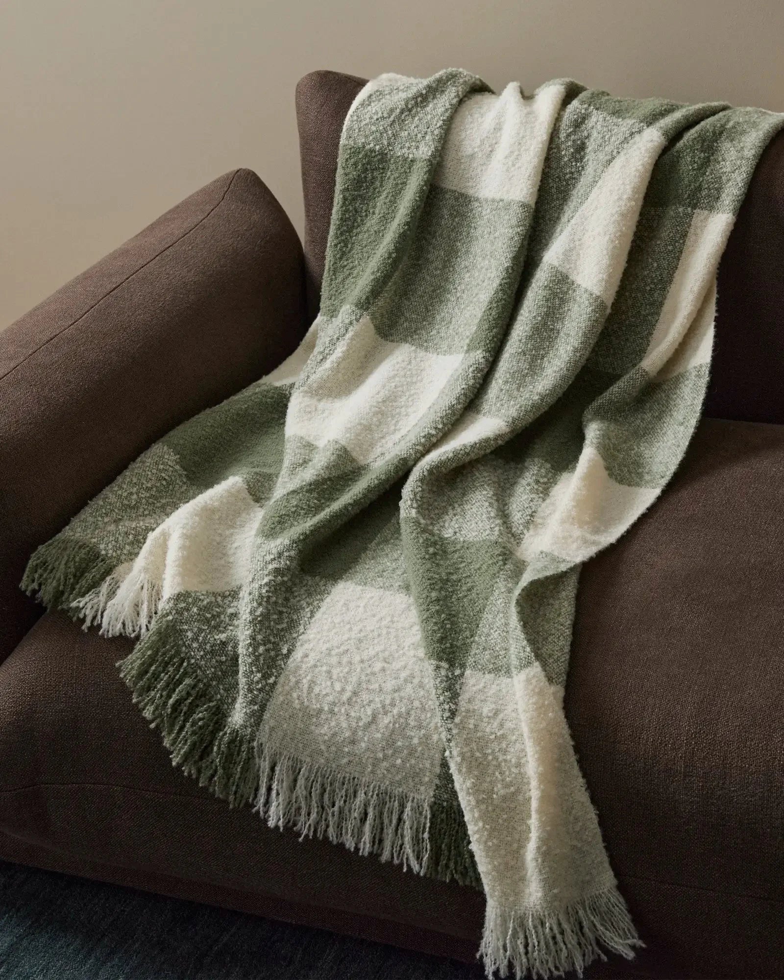 Premium Havelock Throw Blanket - Soft & Cozy Spruce Green Knit - Perfect for Sofa, Bed & Outdoor Picnics