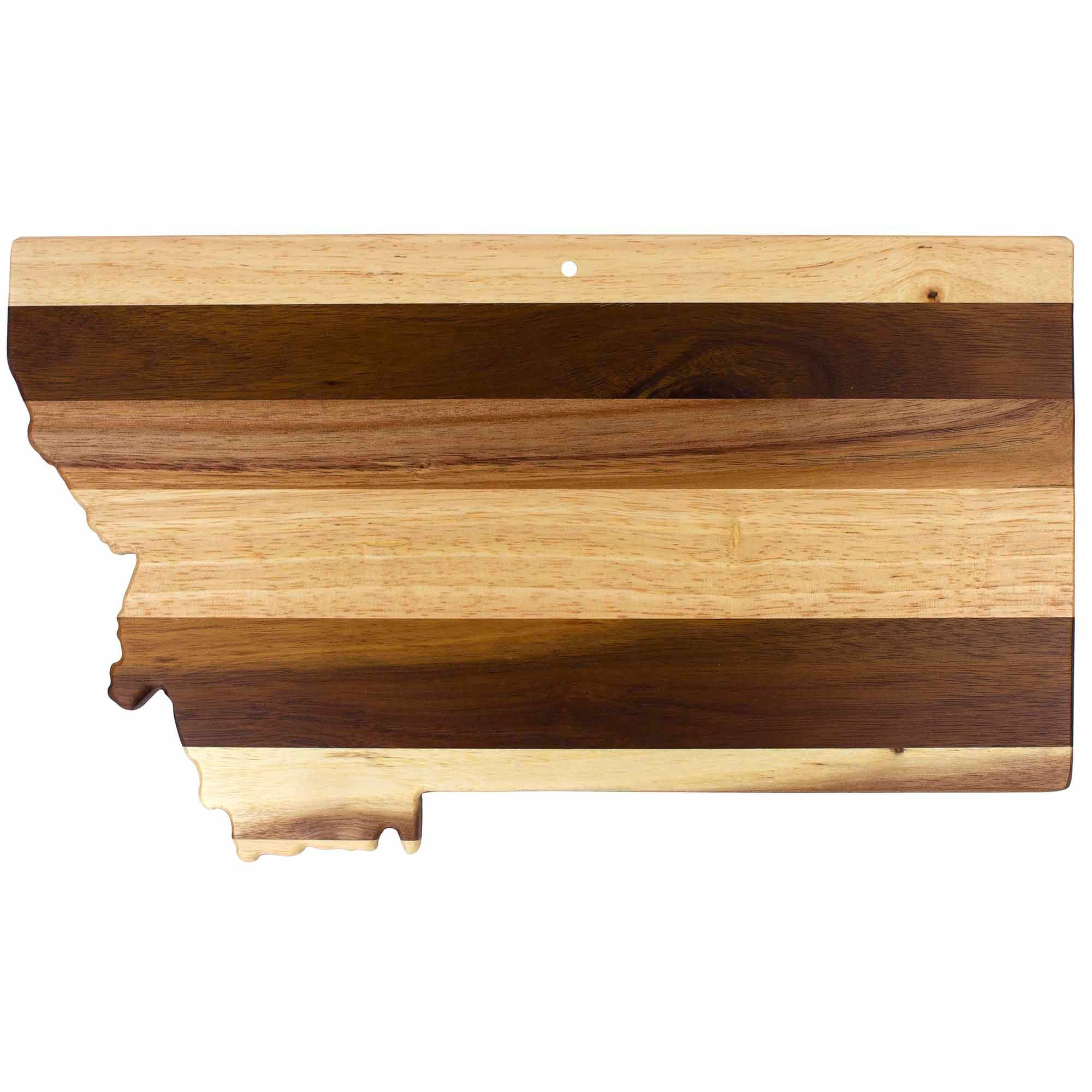 Rock & Branch® Shiplap Series Montana Wood Cutting Board - Handcrafted Rustic Kitchen Decor for Charcuterie, Cheese & Serving - Perfect for Farmhouse & Modern Home Decor