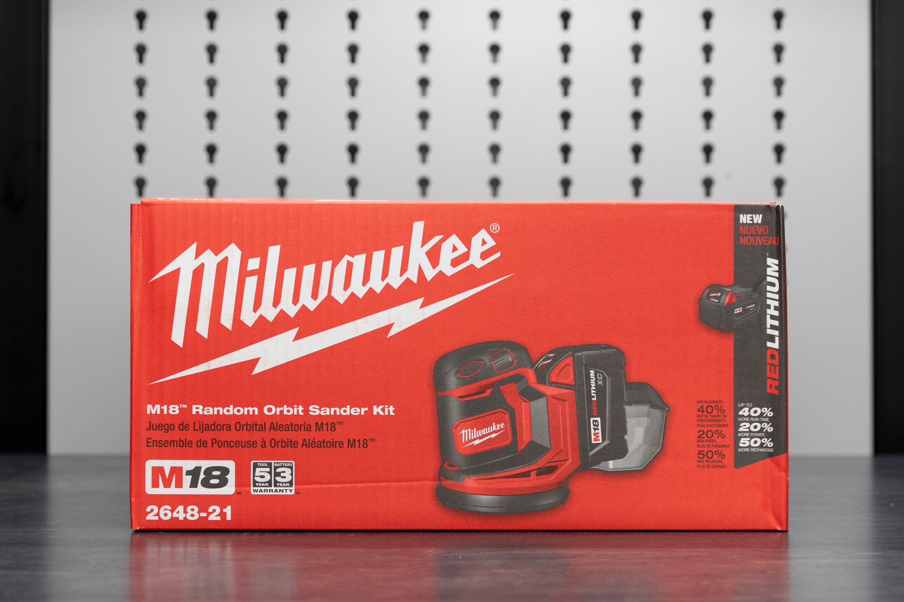 Milwaukee M18™ Random Orbital Sander - Cordless Electric Sander for Woodworking & Sanding Projects - Perfect for DIY, Furniture Refinishing & Auto Body Work