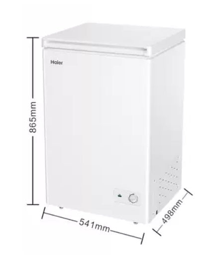 Haier BC/BD 100GHDT 100L Energy Efficient Chest Freezer with 2-Year Warranty - Perfect for Home, Office, or Commercial Use