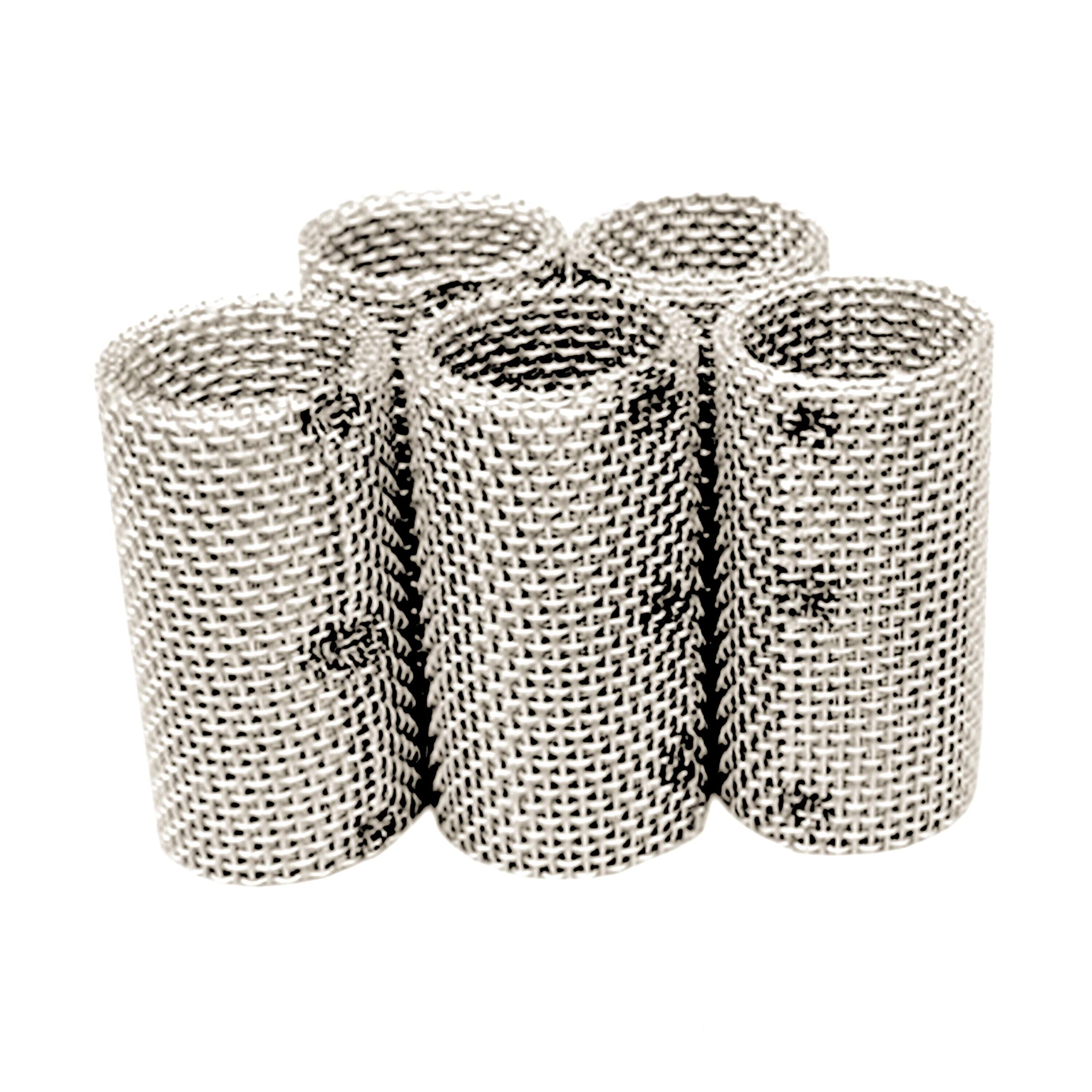 5PCS 310S Stainless Steel Heater Glow Plug Burner Strainer Screen - Compatible with Webasto & Eberspacher Diesel Air Parking Heaters - Durable Replacement Filter for Truck, RV & Marine Heating Systems