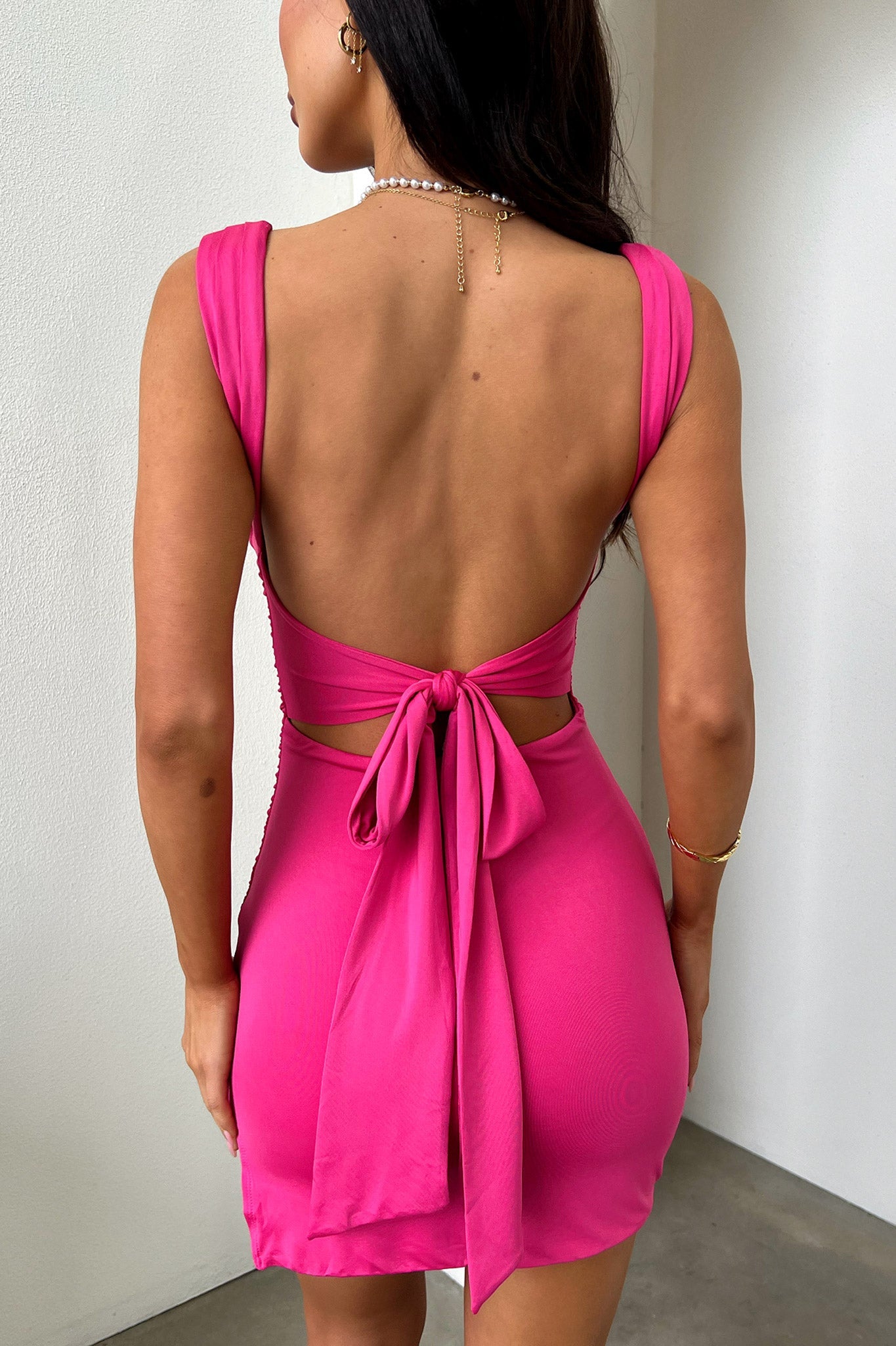 Deanna Dress - Hot Pink Flowy Summer Dress for Women | Perfect for Beach, Party & Casual Wear