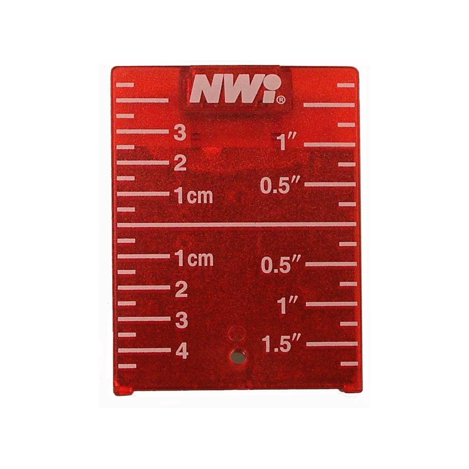 NWI NTGT Red Grid Target with Magnetic Base - High Visibility Shooting Practice for Indoor & Outdoor Range Training