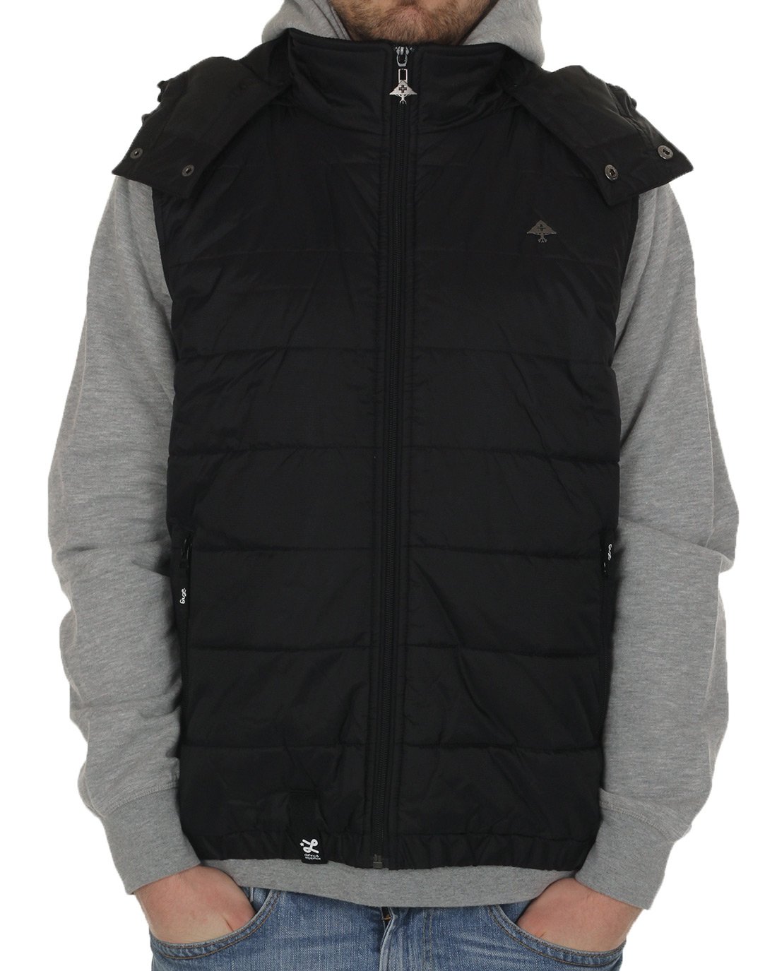 LRG Men's Big & Tall Puffy Vest - Lightweight Insulated Winter Jacket for Outdoor Activities, Hiking, and Casual Wear