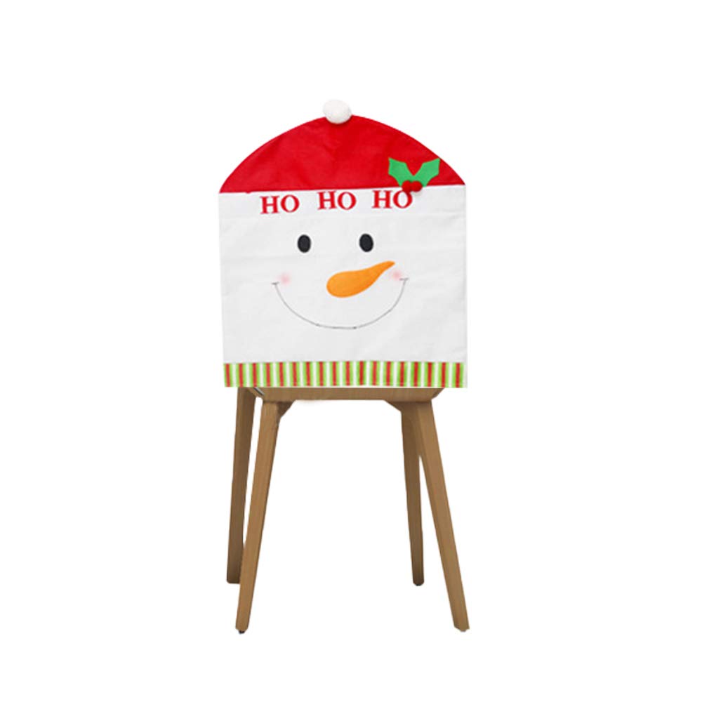 Galapara Christmas Chair Covers Decor - Festive Holiday Chair Protector Slipcovers for Banquets, Parties & Home Decor (Set of 4) | Waterproof & Washable Seat Covers for Dining Chairs, Perfect for Christmas, Thanksgiving & Winter Celebrations