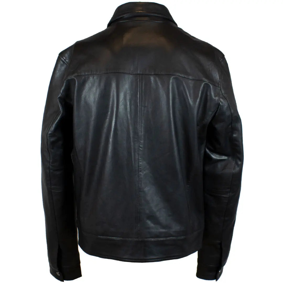 BOL Men's Quantum Classic Zip-Up Leather Jacket - Stylish & Durable Biker Jacket for Casual Wear, Motorcycle Riding & Outdoor Adventures