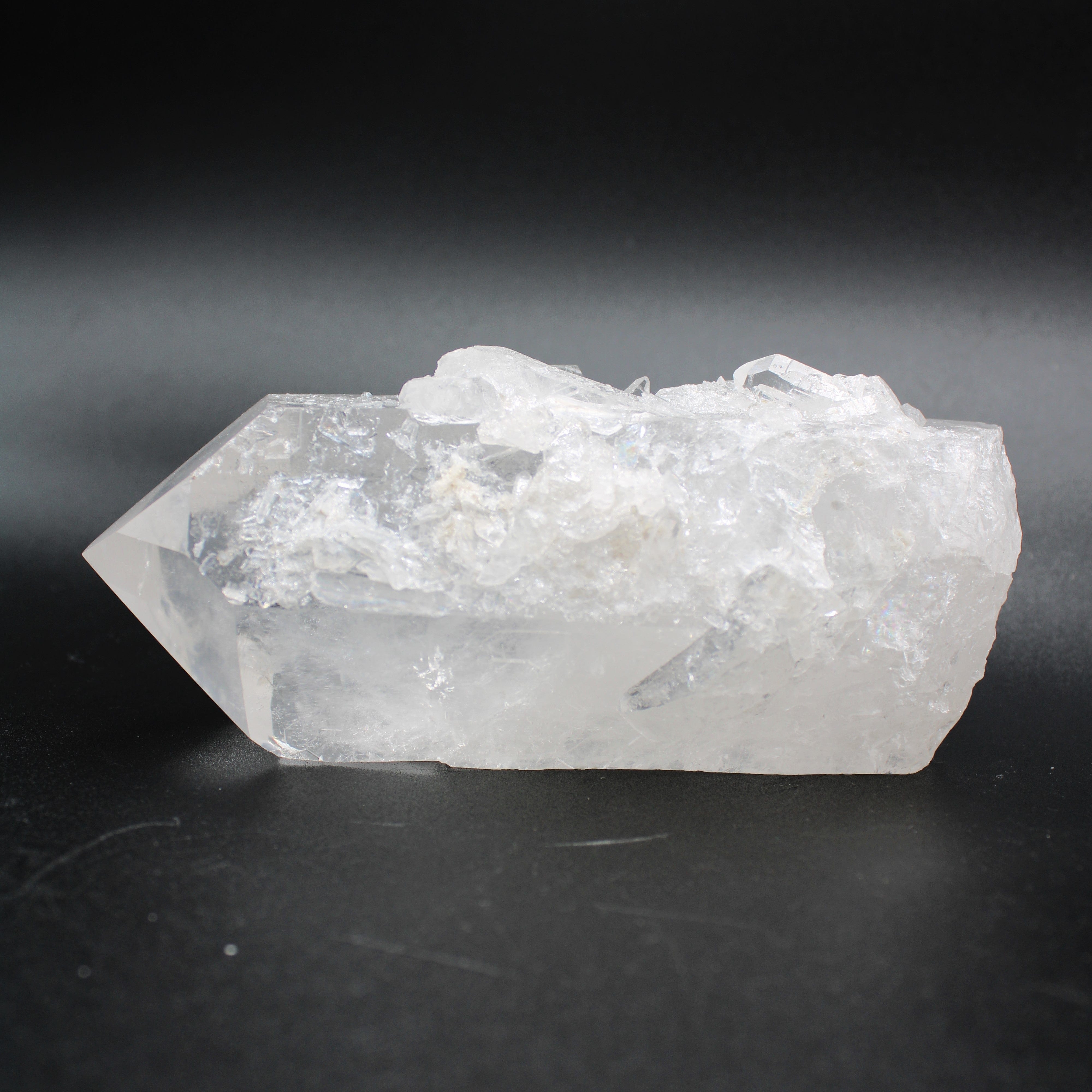 Natural Clear Quartz Point - Healing Crystal for Meditation, Energy Cleansing & Spiritual Growth | Perfect for Home Decor, Yoga & Reiki