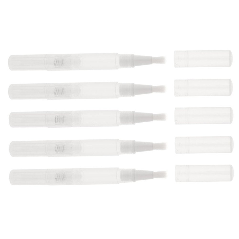 **Professional White Empty Cosmetic Lip Gloss Pen Container for Eyelash Growth & Nail Brushes – Transparent Travel-Friendly Makeup Tool for Salons, Home Use & DIY Beauty**