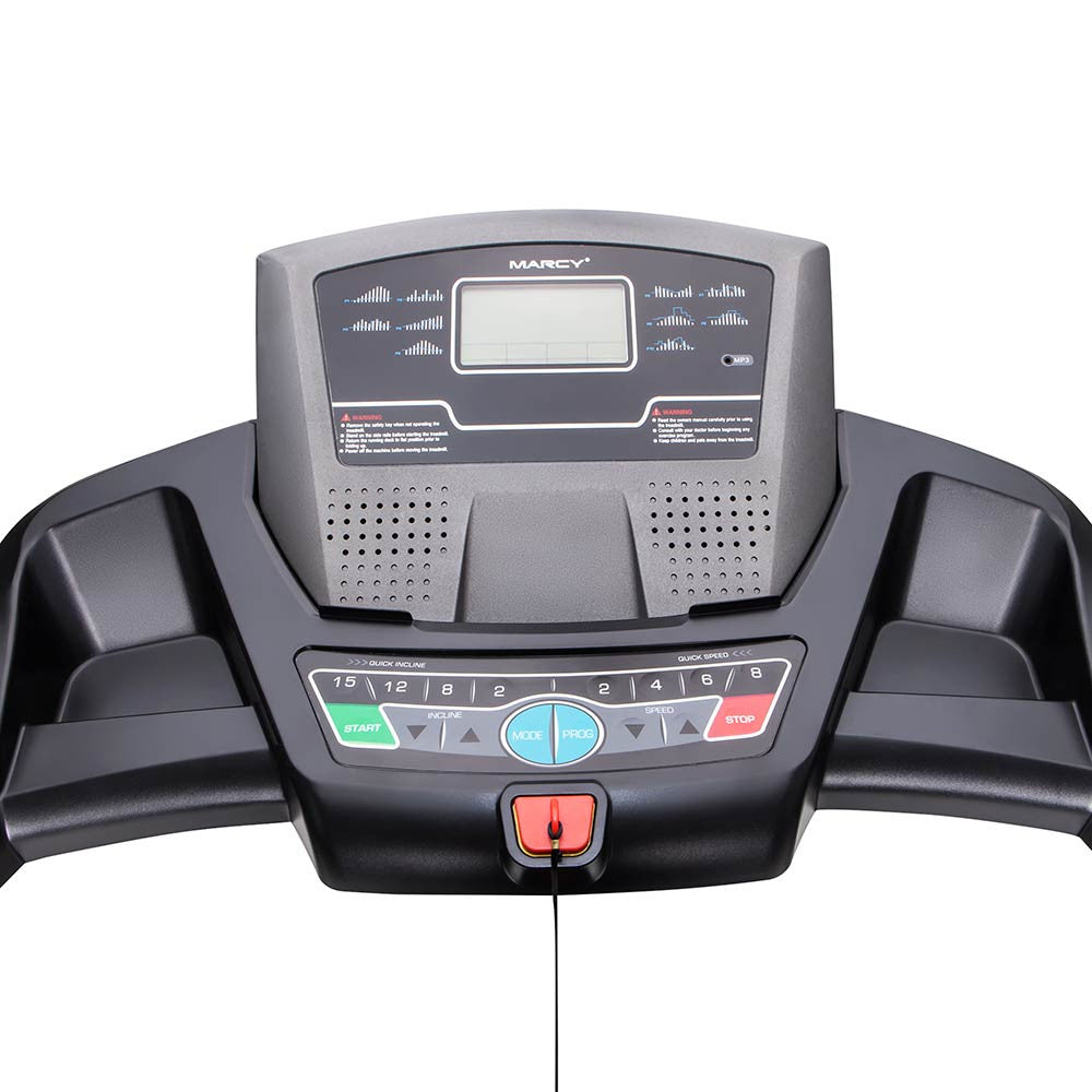 Marcy JX-663SW Motorized Treadmill with Auto Incline - Home Gym Cardio Equipment for Running & Walking - Perfect for Small Spaces & Home Workouts