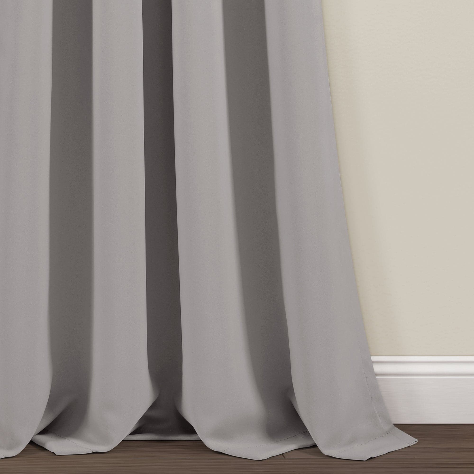 Thermal Insulated Blackout Curtains for Bedroom - Noise Reducing Grommet Window Panels Set, Energy Saving & Light Blocking for Home, Office, Nursery - 2 Panels (52x84 Inches, Black)