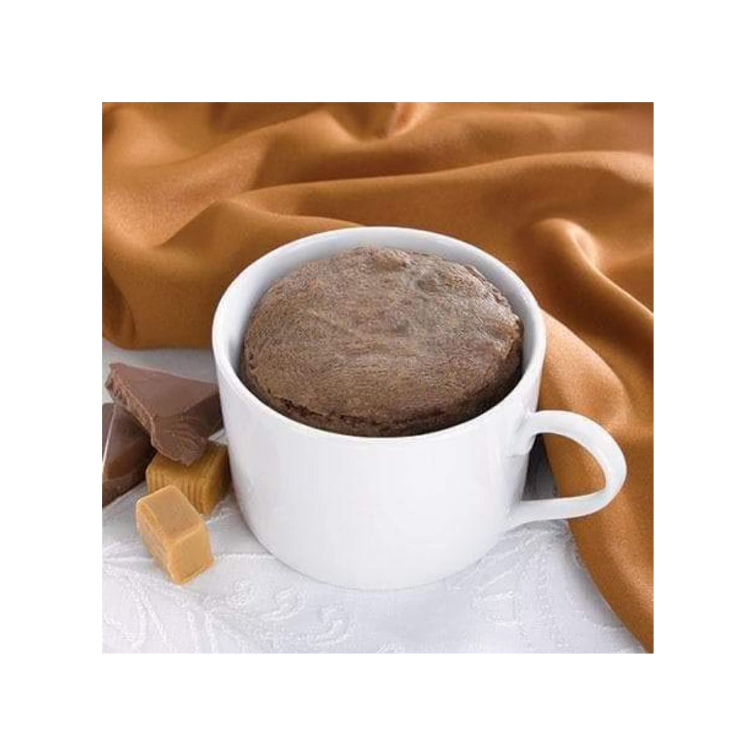 High Protein Mug Cake Mix - 15g Protein, Low Calorie, Low Carb, Gluten Free, Keto Friendly (Chocolate Caramel Flavor) | Quick & Easy Microwave Dessert for Weight Loss, Post-Workout Snack, and Healthy Indulgence