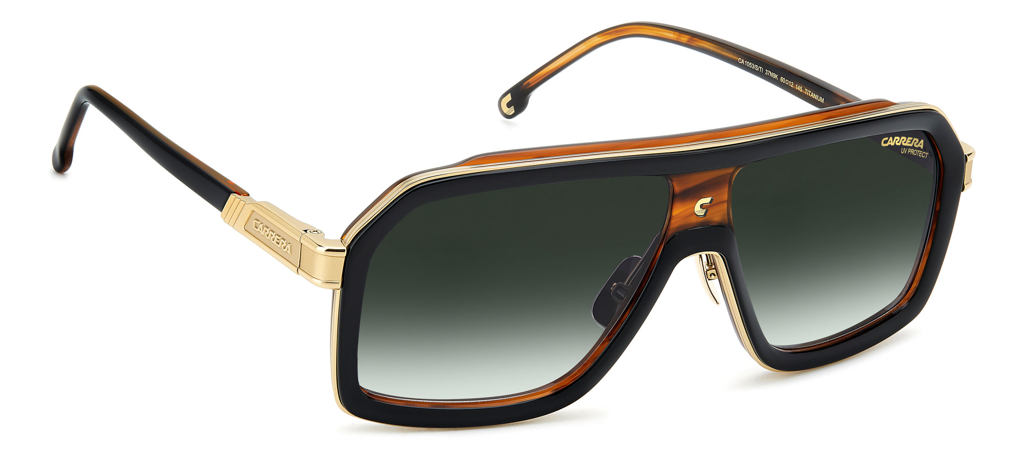 Carrera CA 1053/S/TI Men's Titanium Sunglasses - Polarized UV Protection for Driving, Running & Outdoor Sports