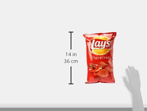 Lay's Flamin' Hot Potato Chips - Spicy Snack, 7.75oz Bag - Perfect for Parties, Movie Nights & On-the-Go Snacking
