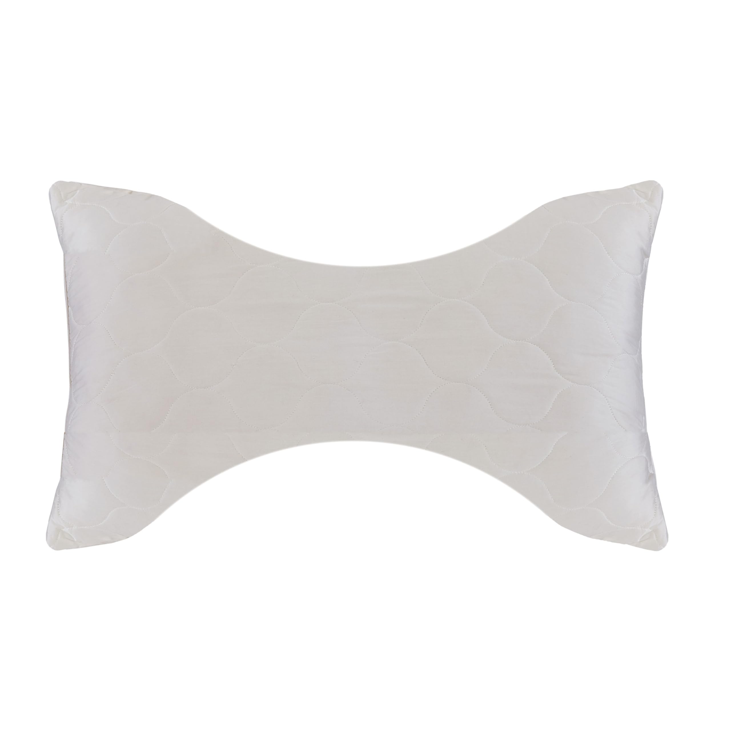 Sleep & Beyond myDual Side Pillow: 100% Natural Wool Pillow for Neck & Spine Support - Adjustable & Washable Queen Size (20x30