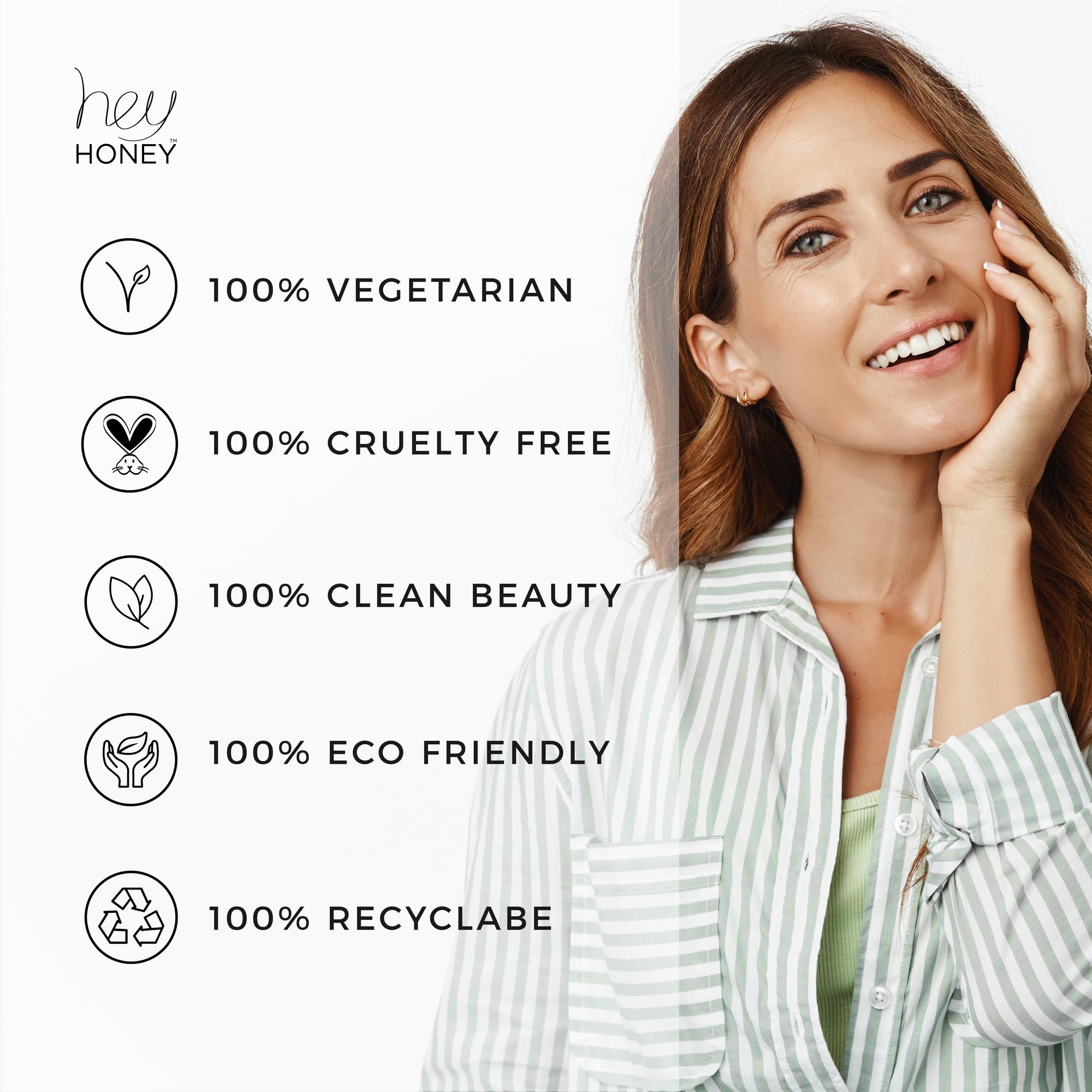 Hey Honey Skincare Relax - Instant Rosacea Treatment & Face Redness Relief | Dermatologist-Tested Calming Moisturizer for Sensitive Skin | Oil-Free with Honey & Propolis | Anti-Aging Benefits | 2.2 Oz | Perfect for Daily Soothing & Redness Reduction