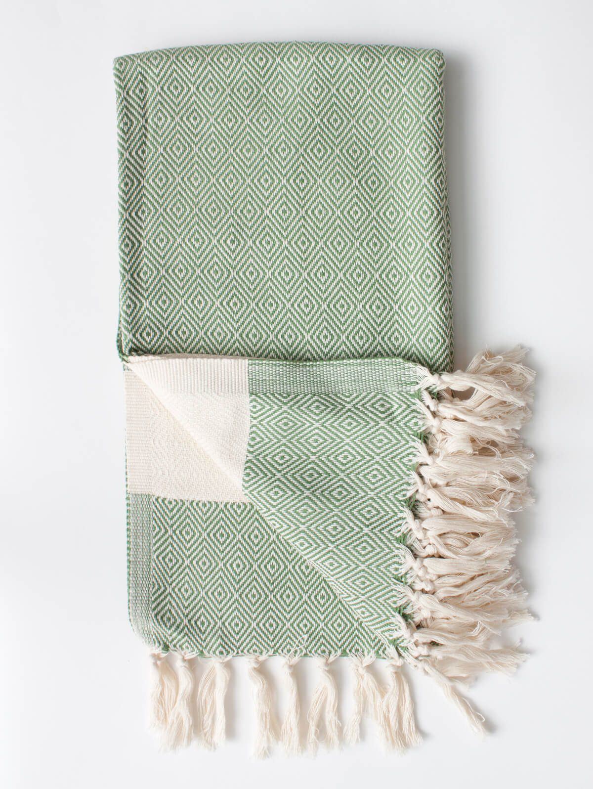 Premium Nordic Hammam Towel - Soft & Absorbent Olive Turkish Bath Towel for Spa, Yoga, Beach & Home Use