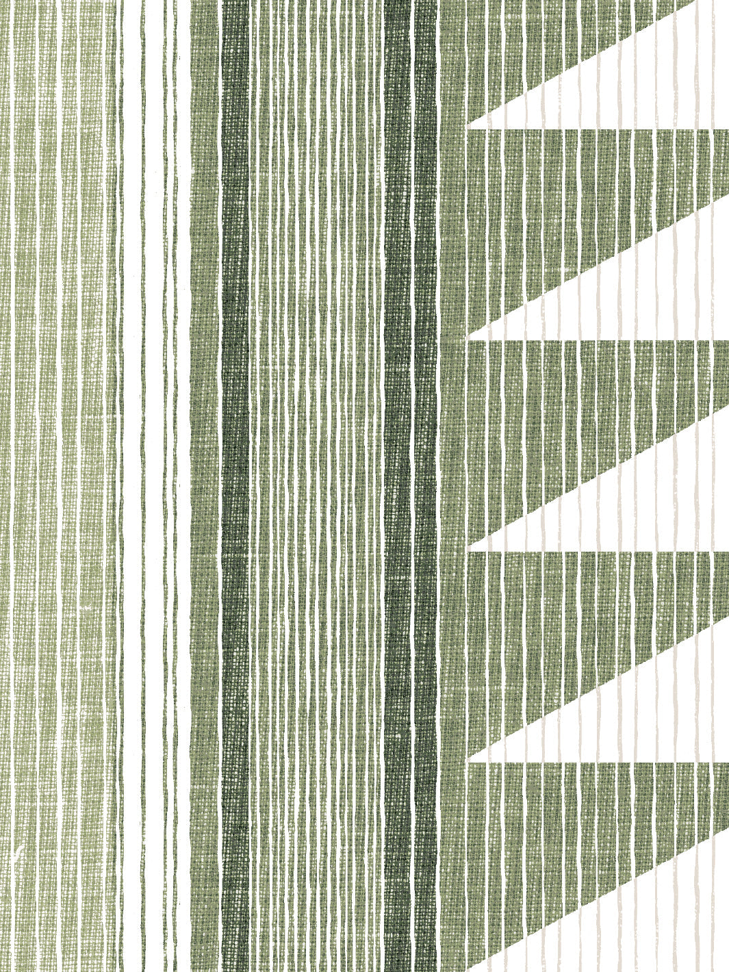 Nathan Turner Edwin Stripe Green Wallpaper - Premium Peel & Stick Removable Wallpaper for Living Room, Bedroom, and Home Decor