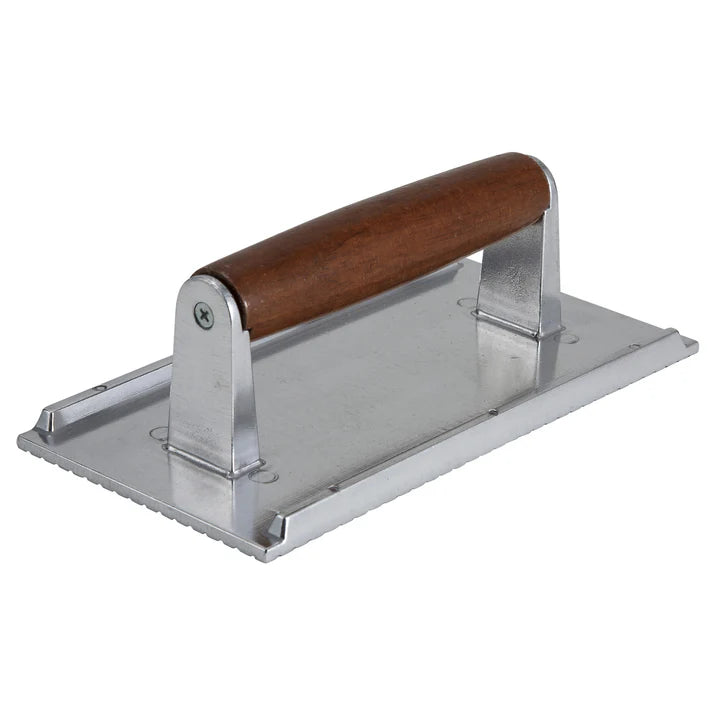 Winco 1 Lb Cast Aluminum Steak Weight - Heavy Duty Meat Press for Grilling, BBQ & Cooking - Perfect for Burgers, Steaks & Panini Sandwiches