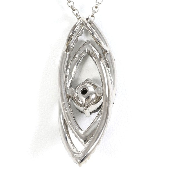 18K White Gold Black Diamond Necklace for Women - Elegant & Luxurious Jewelry Gift for Anniversary, Valentine's Day & Special Occasions