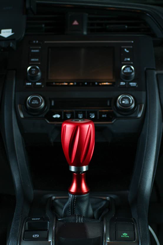 Mishimoto Red Shift Boot Retainer - High Performance Manual Transmission Accessory for Cars & Trucks - Perfect for Racing, Daily Driving & Auto Enthusiasts