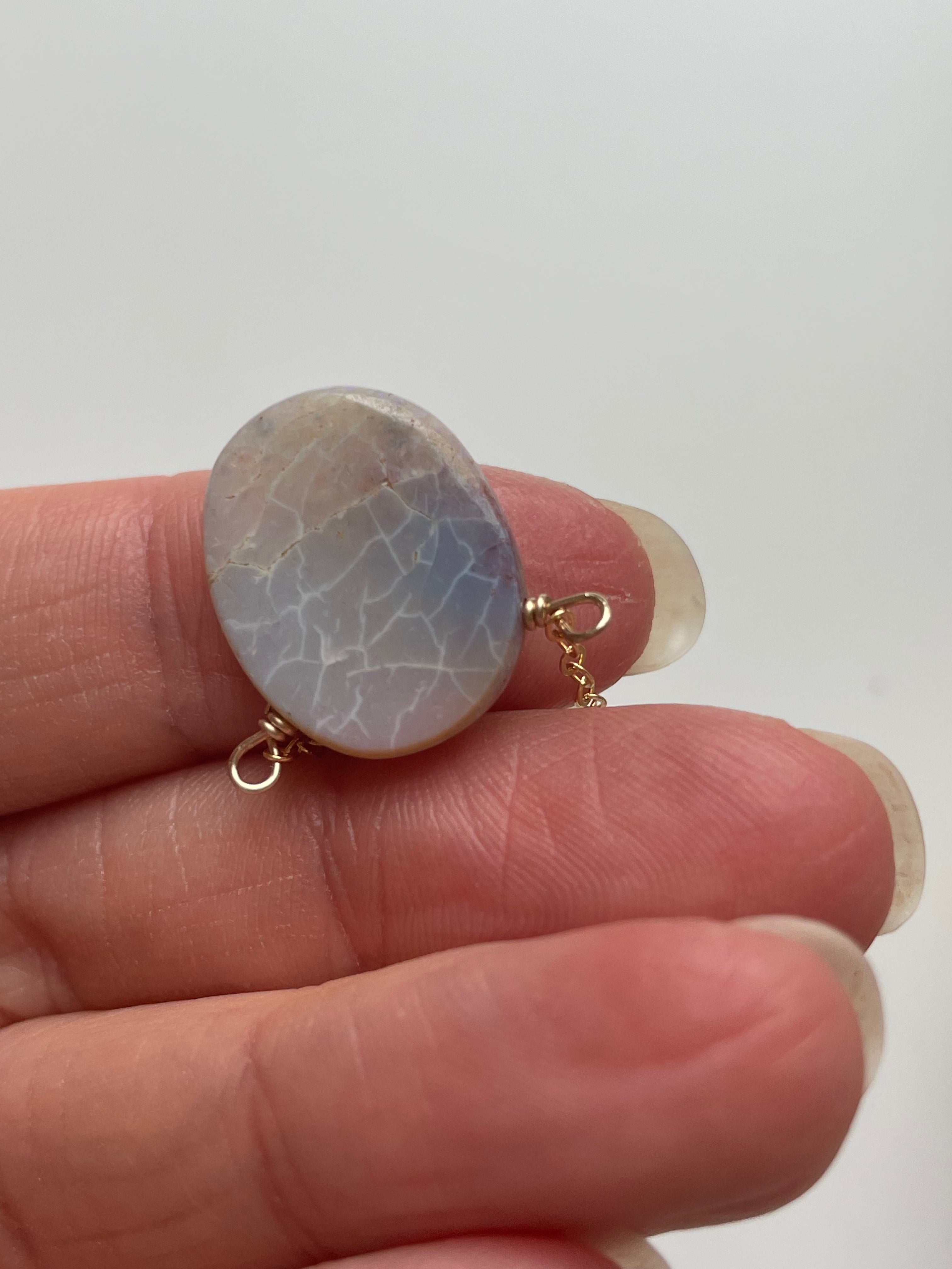 Stunning Purple Australian Opal Pendant Necklace - 14K Gold Filled Elegant Jewelry for Women | Perfect Gift for Birthday, Anniversary & Special Occasions