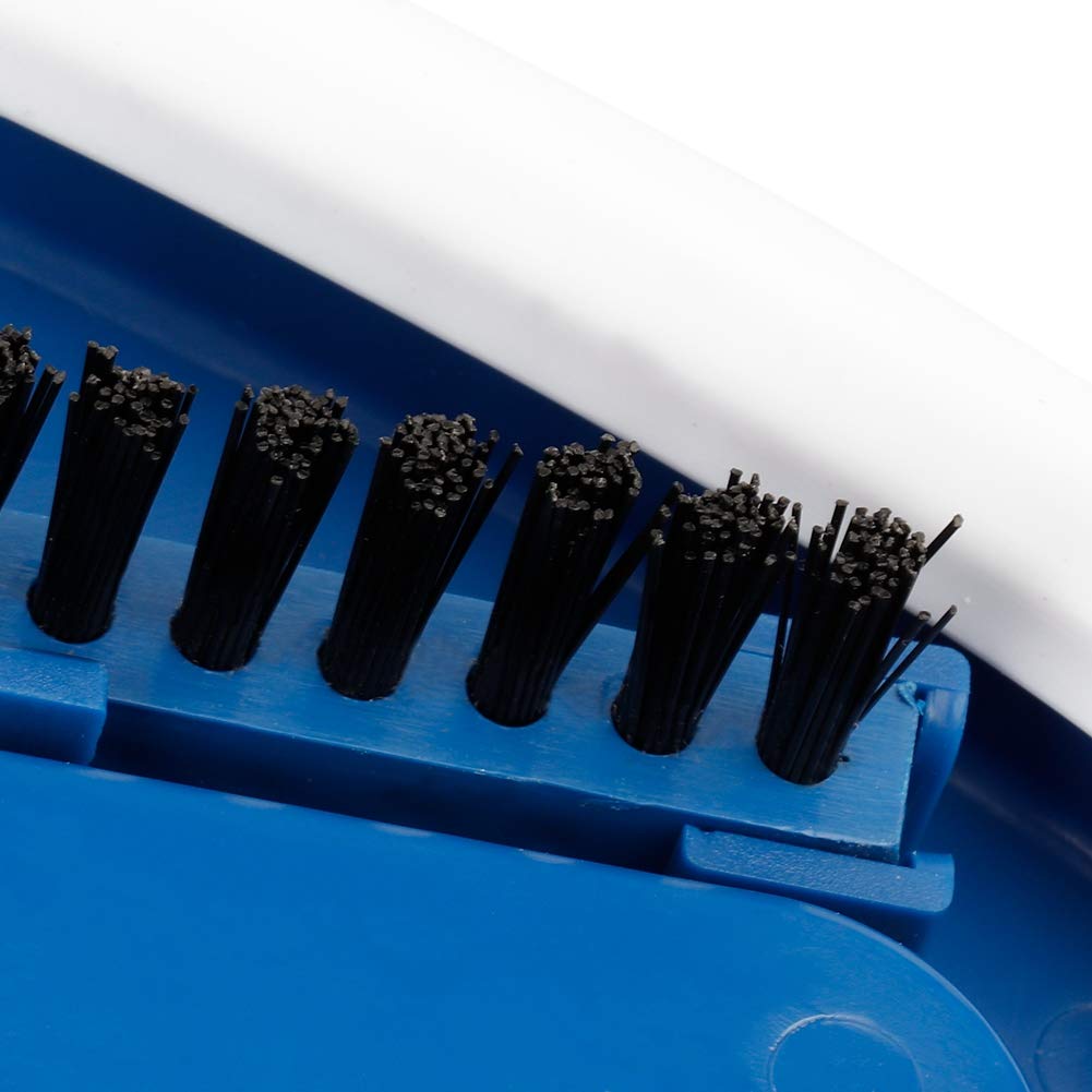 Yosoo 12 Inch Pool Vacuum Head - Heavy Duty Swimming Pool Cleaner with Curved Blue & White Suction Brush for In-Ground & Above Ground Pools - Perfect for Leaves, Dirt & Debris Removal